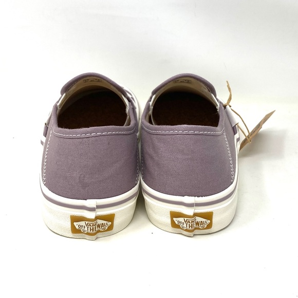 VANS Slip On Eco Theory Check Pure Purple Canvas Women’s Sneakers  VN0A5HYQA66 - Picture 7 of 9